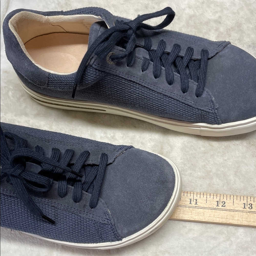 Birkenstock Dark Blue suede Women's Athletic Shoes - Picture 7 of 8